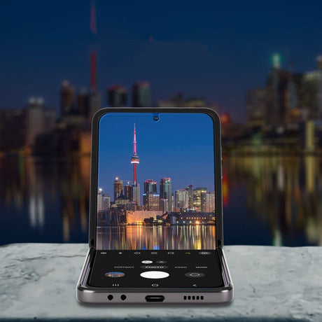 Комплект Протектори за Samsung Z Flip 5, Whitestone Dome All-in-1 Glass, Прозрачен (4)