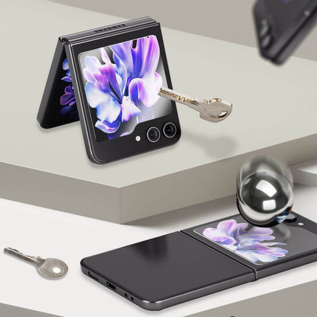 Комплект Протектори за Samsung Z Flip 5, Whitestone Dome All-in-1 Glass, Прозрачен (2)