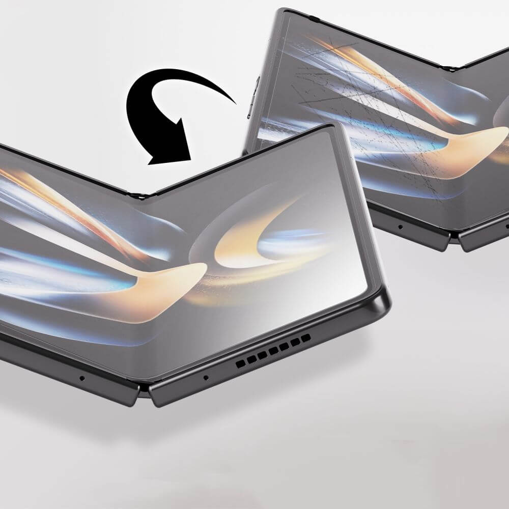 Комплект Протектори за Samsung Z Fold 5, Whitestone Dome All-in-1 Glass, Прозрачен (4)