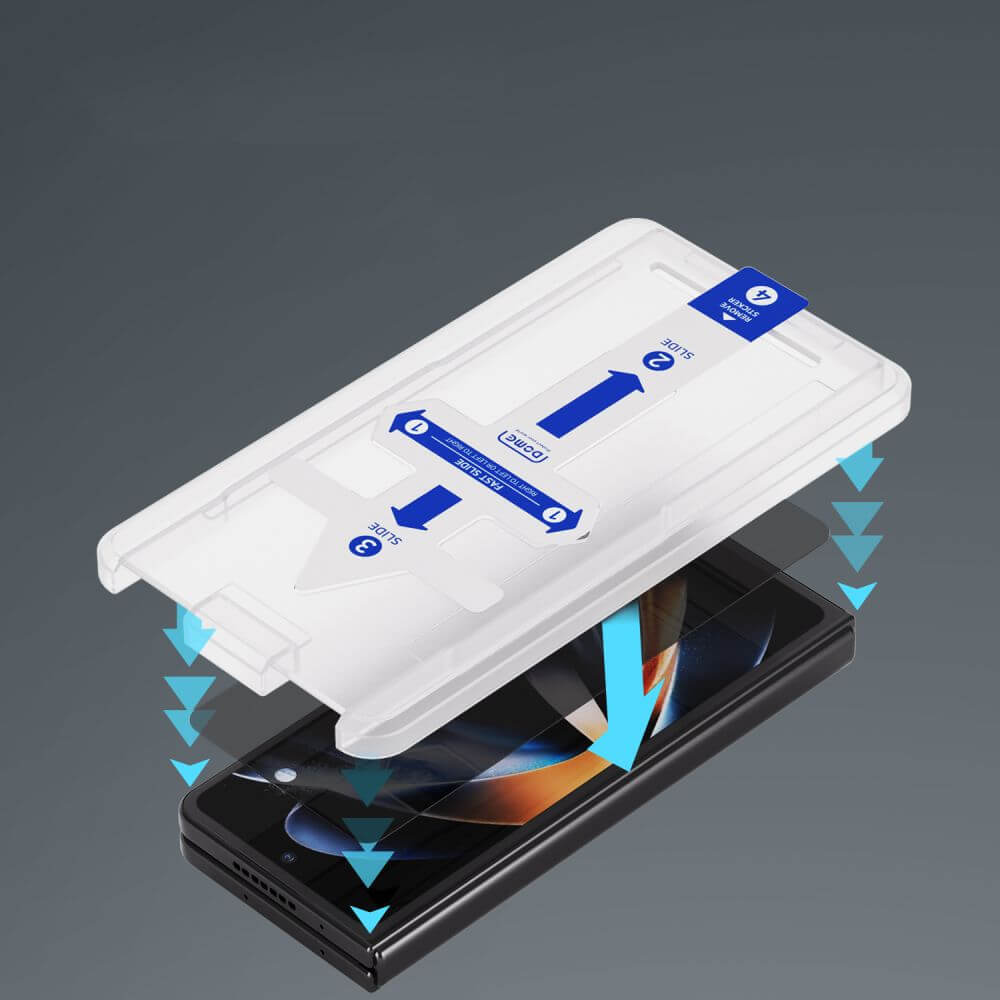 Затъмняващ Протектор за Samsung Z Fold 5, Whitestone Privacy EA Dome Glass, Черен (2)