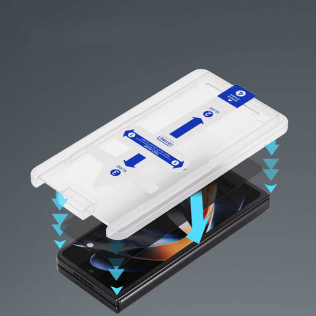 Затъмняващ Протектор за Samsung Z Fold 5, Whitestone Privacy EA Dome Glass, Черен (2)