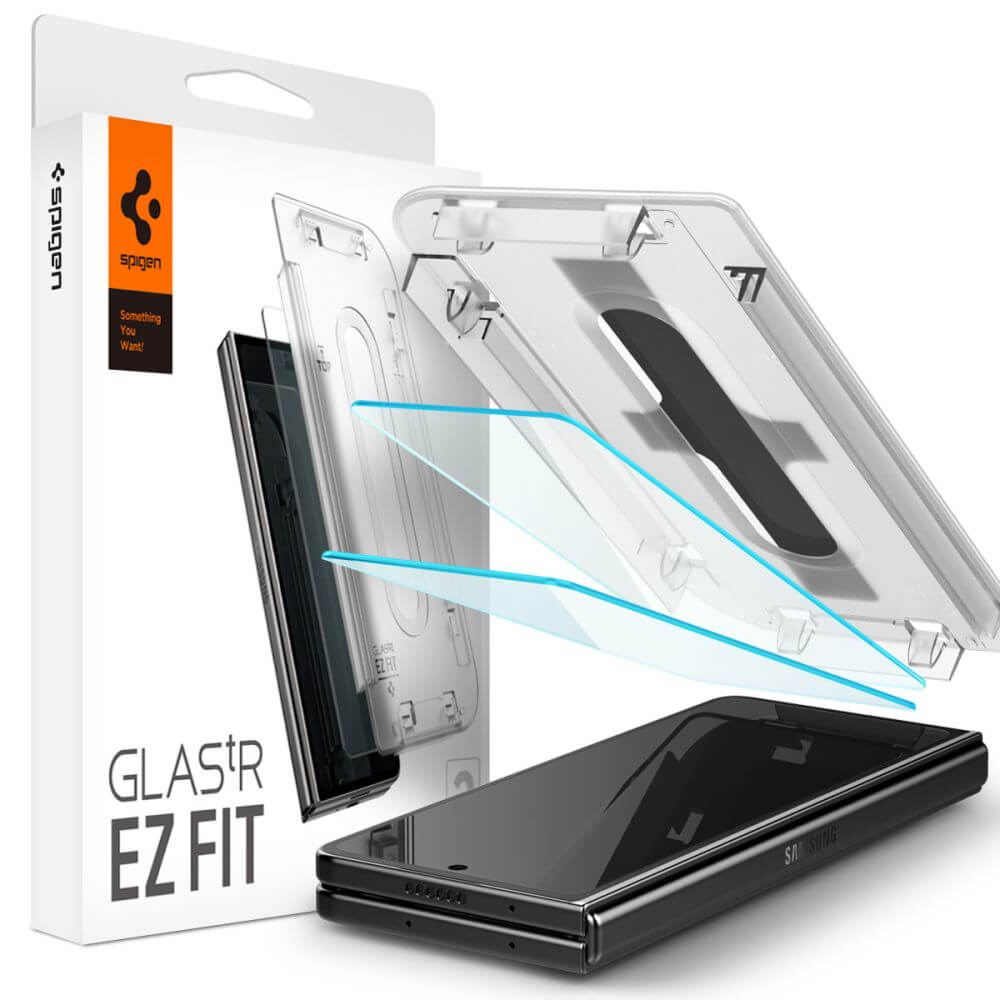 Протектор за Външния Дисплей на Samsung Z Fold 5, Spigen EZ Fit Glass 2бр., Прозрачен