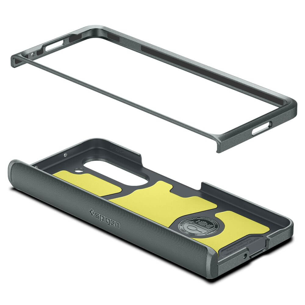 Калъф с Предпазител за Samsung Z Fold 5, Spigen Slim Armor Pro Case, Зелен (8)