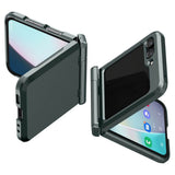 Калъф с Предпазител за Samsung Z Flip 5, Spigen Tough Armor Case, Зелен (2)