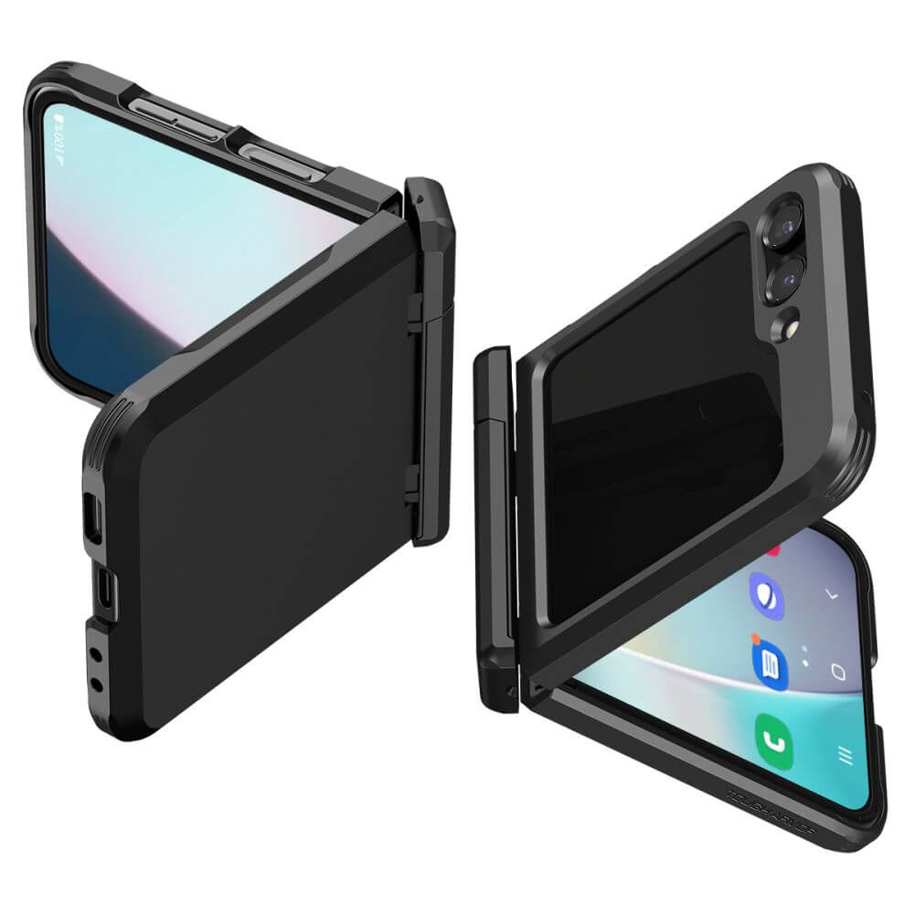 Калъф с Предпазител за Samsung Z Flip 5, Spigen Tough Armor Case, Черен (3)