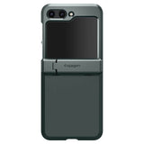 Калъф с Предпазител за Samsung Z Flip 5, Spigen Tough Armor Case, Зелен (4)