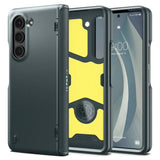 Калъф с Предпазител за Samsung Z Fold 5, Spigen Slim Armor Pro Case, Зелен (2)