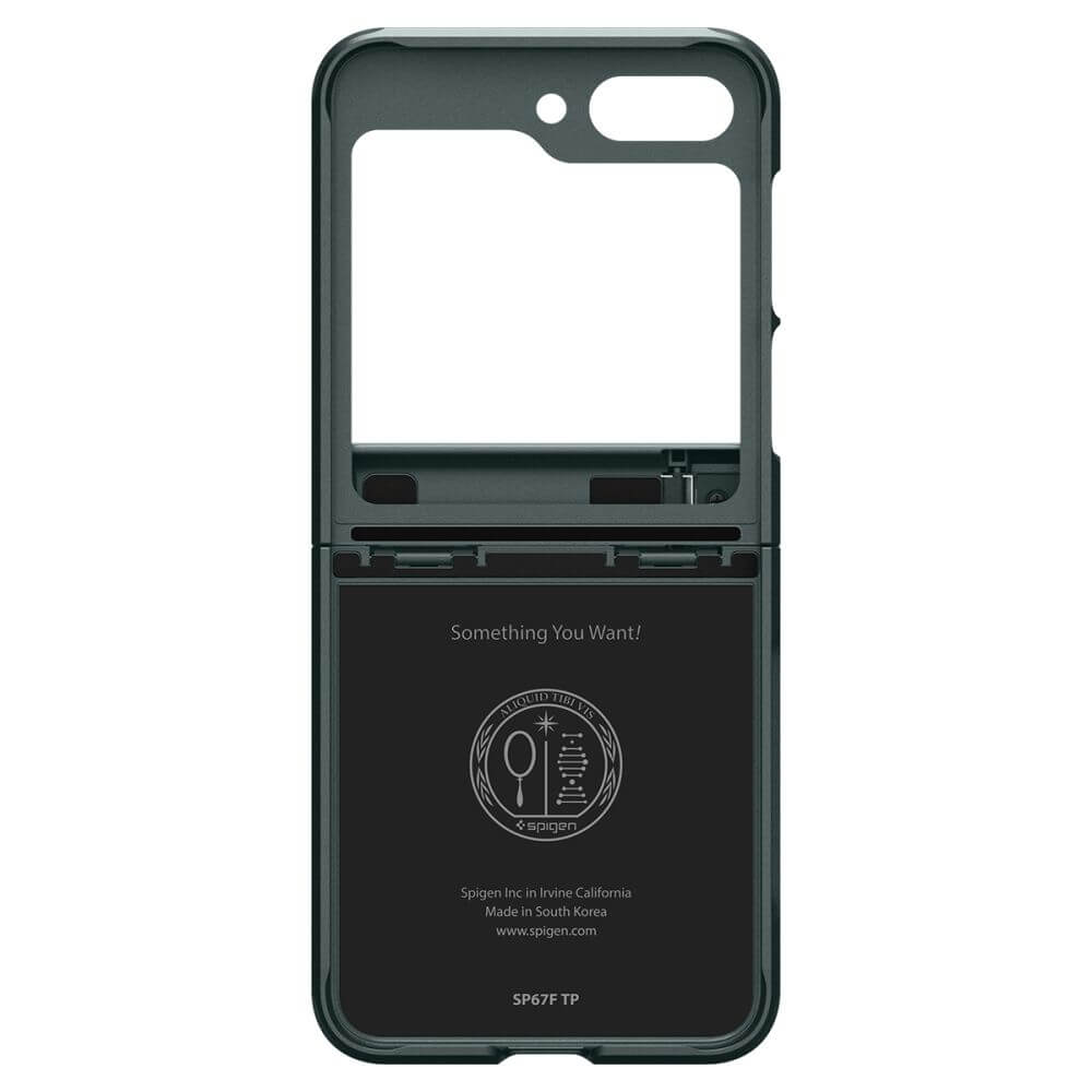 Калъф с Предпазител за Samsung Z Flip 5, Spigen Tough Armor Case, Зелен (6)