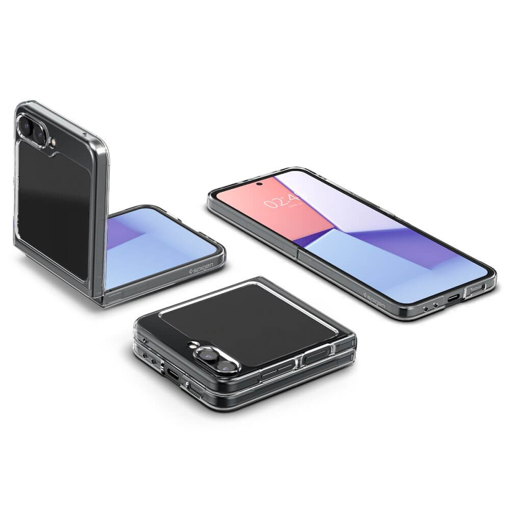 Тънък Калъф за Samsung Z Flip 5, Spigen AirSkin Case, Прозрачен (7)