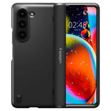 Калъф с Предпазител за Samsung Z Fold 5, Spigen Slim Armor Pro Case, Черен (3)