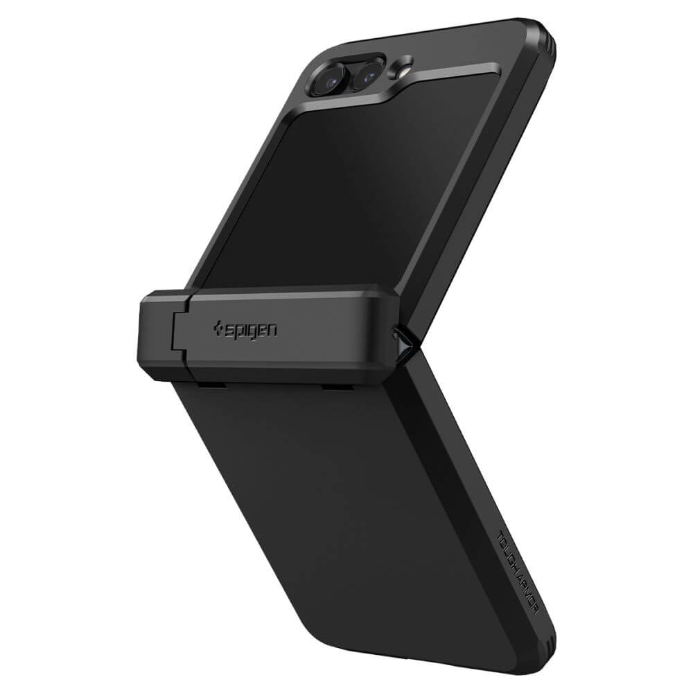 Калъф с Предпазител за Samsung Z Flip 5, Spigen Tough Armor Case, Черен (2)