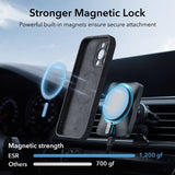 Magsafe Силиконов Калъф за iPhone 15 Pro, ESR Cloud Magnetic Case, Черен (4)