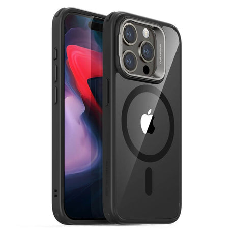 Magsafe Калъф за iPhone 15 Pro, ESR Classic Hybrid Kickstand Magnetic Case, Черен (2)