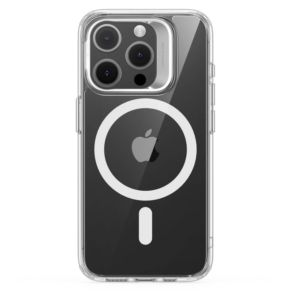 Magsafe Калъф за iPhone 15 Pro, ESR Classic Hybrid Kickstand Magnetic Case, Прозрачен (4)