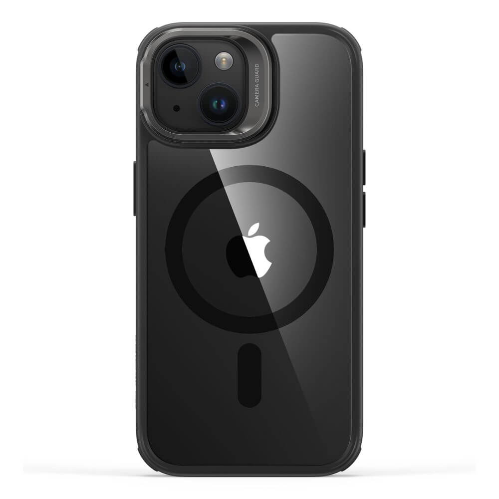 Magsafe Калъф за iPhone 15, ESR Classic Hybrid Kickstand Magnetic Case, Черен (3)