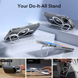 Magsafe Калъф за iPhone 15, ESR Classic Hybrid Kickstand Magnetic Case, Прозрачен (5)