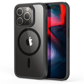 Magsafe Калъф за iPhone 15 Pro Max, ESR Classic Hybrid Magnetic Case, Черен