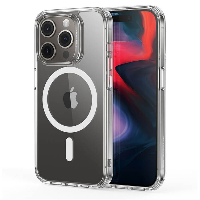 Magsafe Калъф за iPhone 15 Pro Max, ESR Classic Hybrid Magnetic Case, Прозрачен