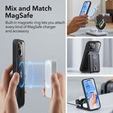 Magsafe Калъф за iPhone 15 Plus, ESR Classic Hybrid Magnetic Case, Черен (5)
