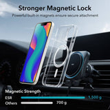 Magsafe Калъф за iPhone 15, ESR Classic Hybrid Magnetic Case, Прозрачен (3)