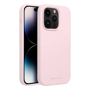 Силиконов Калъф за iPhone 15 Plus, Roar Cloud-Skin Case, Розов