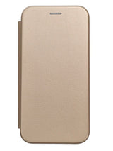 Кожен Калъф за iPhone 15, Forcell Elegance Book Case, Златист