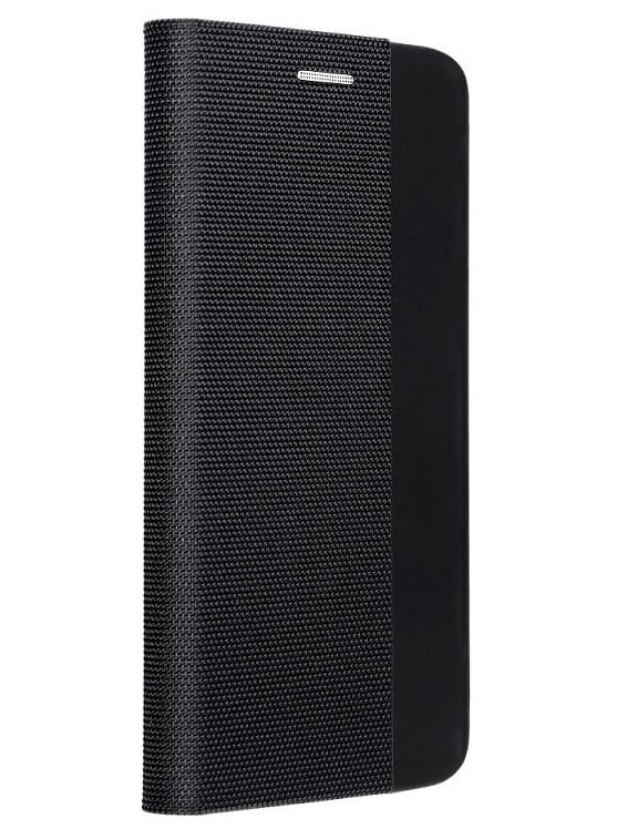Луксозен Калъф за iPhone 15, Sensitive Book Case, Черен