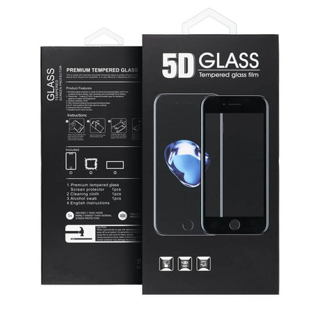 Стъклен Протектор за iPhone 15 Pro, 5D Full Glue Glass, Прозрачен (2)