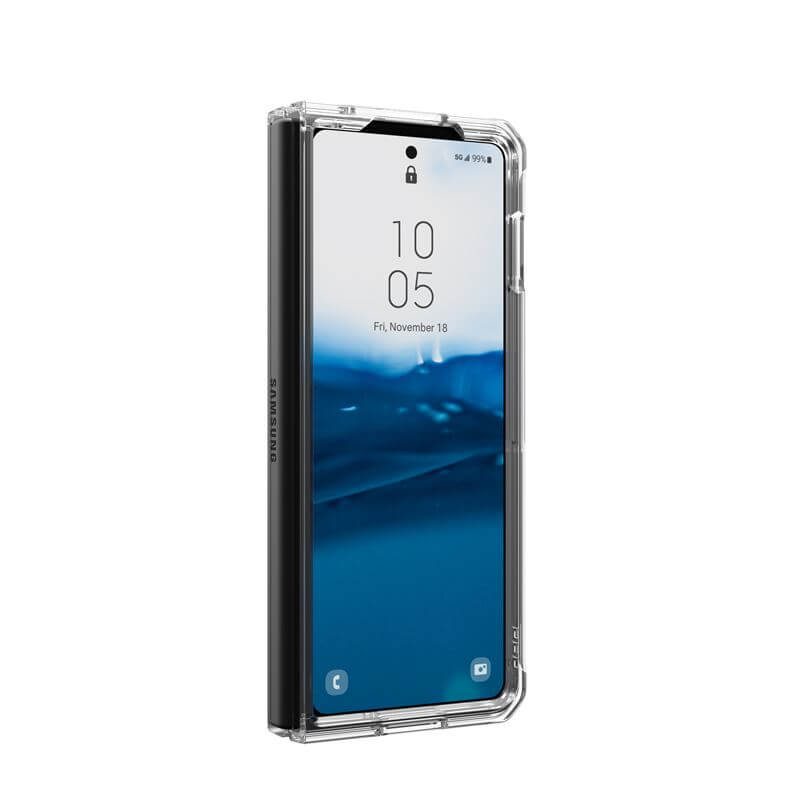 Противоударен Калъф за Samsung Z Fold 5, UAG Plyo Case, Прозрачен (6)