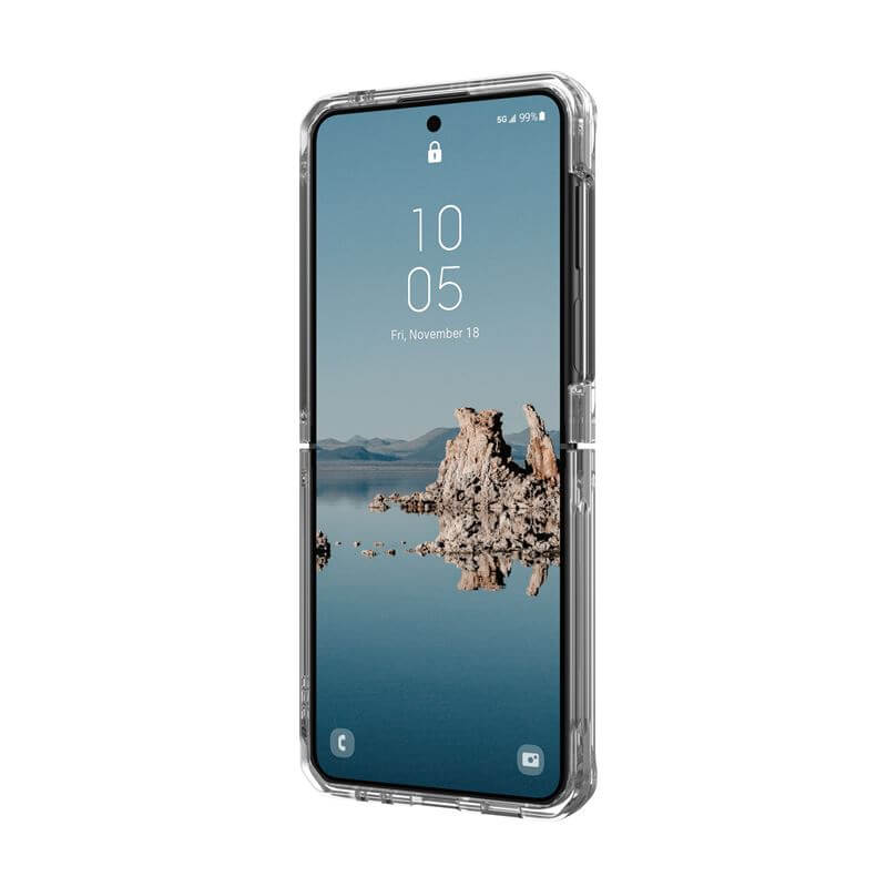 Magsafe Противоударен Калъф за Samsung Z Flip 5, UAG Plyo Pro Case, Прозрачен (5)