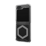 Magsafe Противоударен Калъф за Samsung Z Flip 5, UAG Plyo Pro Case, Прозрачен (4)