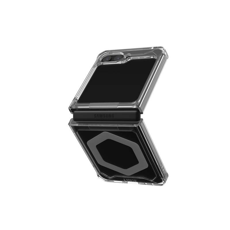 Magsafe Противоударен Калъф за Samsung Z Flip 5, UAG Plyo Pro Case, Прозрачен (7)