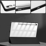 Калъф за Samsung Tab S10 Lite/ S10 FE/ S9, Tech-Protect Trifold Slim Hybrid Case, Черен (5)