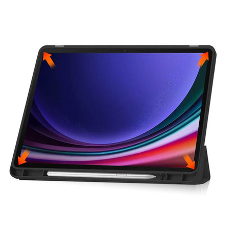 Защитен Калъф за Samsung Tab S10 Plus/ S9 Plus 12.4", Tech-Protect Trifold Slim Case, Черен (5)