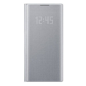 Оригинален Активен Калъф за Samsung Note 10 Led View Cover Book Case EF-NN970PSEGWW, Сив