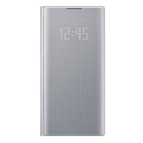 Оригинален Активен Калъф за Samsung Note 10 Led View Cover Book Case EF-NN970PSEGWW, Сив