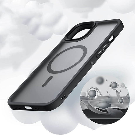 Magsafe Калъф за iPhone 12 Pro Max, Tech-Protect MagMat Case, Черен (4)