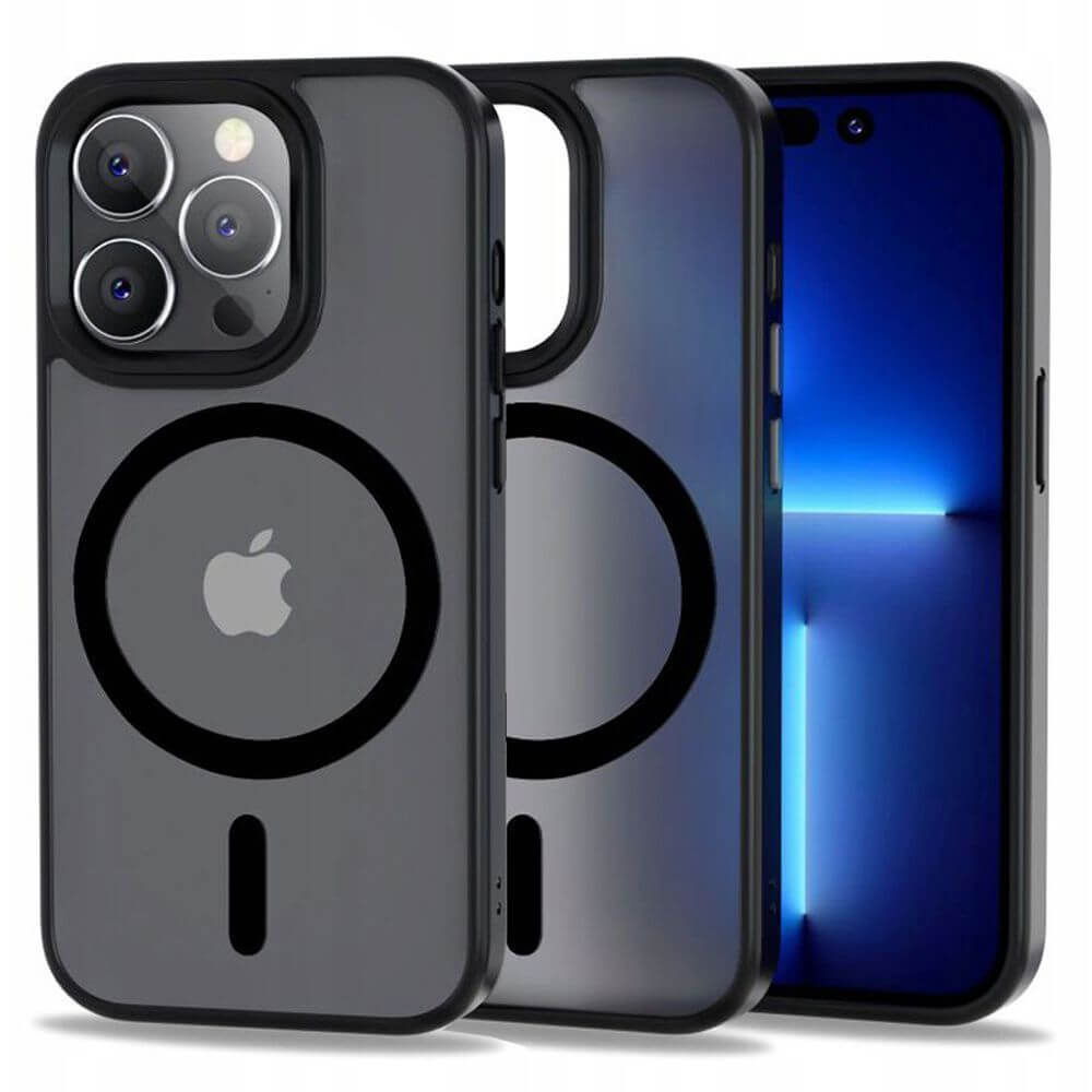 Magsafe Калъф за iPhone 12 Pro Max, Tech-Protect MagMat Case, Черен