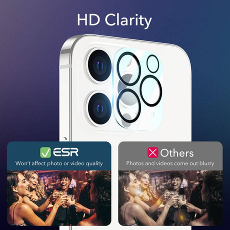Протектор за Камерата на iPhone 13, ESR Camera Plate Lens Glass, Прозрачен (8)