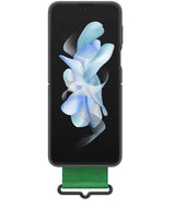 Оригинален Силиконов Калъф за Samsung Z Flip 4, Silicone Cover Strap Case EF-GF721TBEGWW, Черен (3)