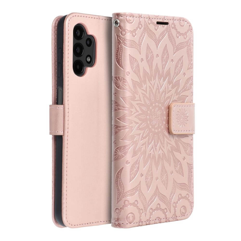 Кожен Калъф за Xiaomi Redmi Note 10 5G, Forcell Mezzo Book Case, Розов