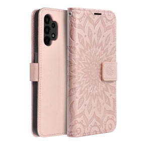 Кожен Калъф за Xiaomi Redmi Note 10 5G, Forcell Mezzo Book Case, Розов