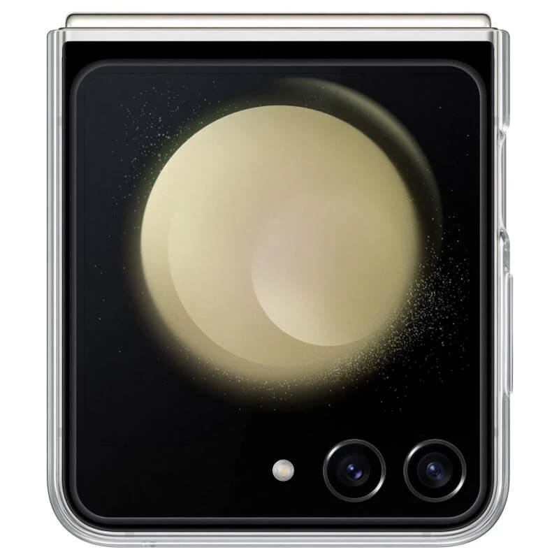 Оригинален Тънък Калъф за Samsung Z Flip 5, FlipSuit Case EF-ZF731CTEGWW, Прозрачен (6)