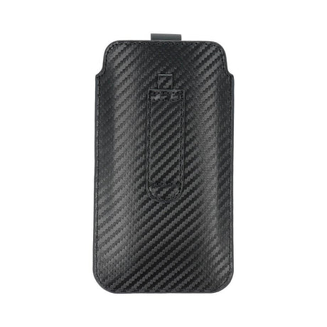 Универсален Калъф-Джоб за Колан, Forcell Carbon Pocket Case 15.5 x 8.5cm, Черен (7)