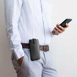 Универсален Калъф-Джоб за Колан, Forcell Carbon Pocket Case 15.5 x 8.5cm, Черен (4)