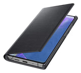 Оригинален Активен Калъф за Samsung Note 20, Led View Cover Book Case EF-NN980PMBEGEU, Черен (3)