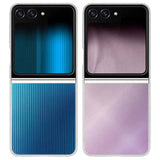 Оригинален Тънък Калъф за Samsung Z Flip 5, FlipSuit Case EF-ZF731CTEGWW, Прозрачен (3)