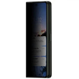 Затъмняващ Протектор за Samsung Z Fold 5, Imak Privacy Anti-Spy Glass, Черен (6)