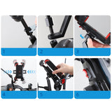 Стойка за Мотор, Joyroom Motorcycle Holder 7", Черен (7)