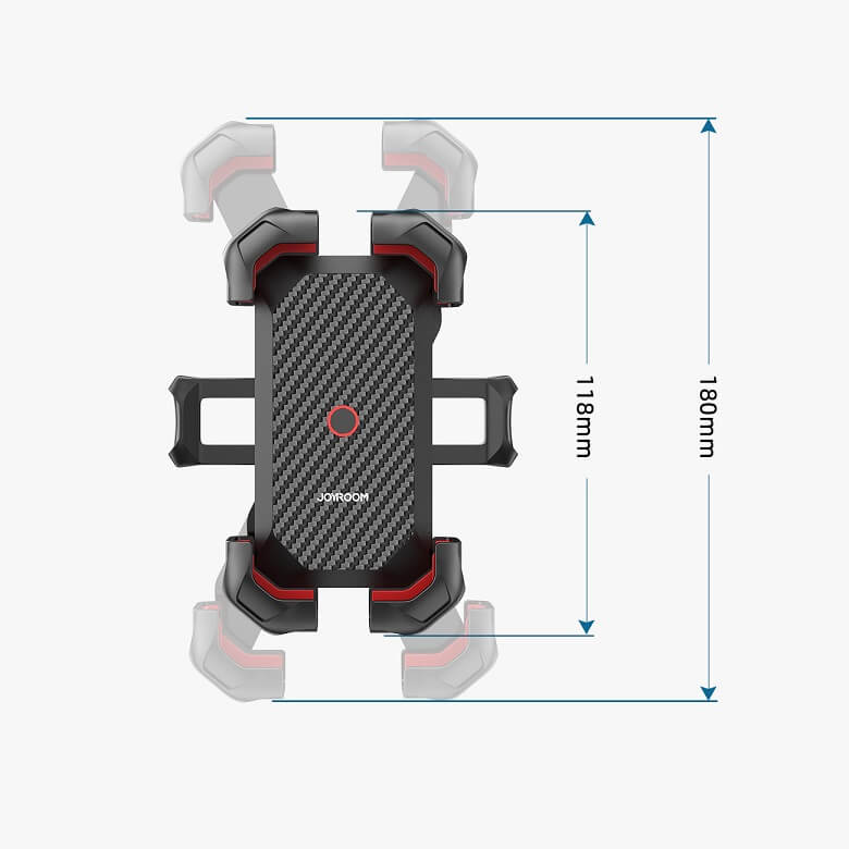 Стойка за Мотор, Joyroom Motorcycle Holder 7", Черен (3)